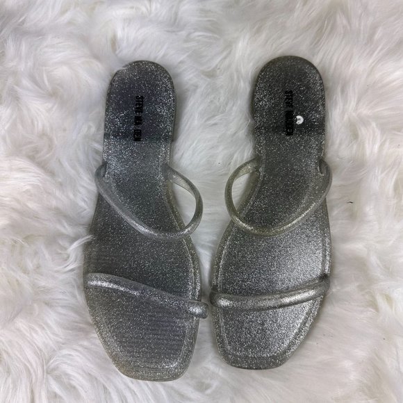 Steve Madden Pike Sandals in Silver - Picture 2 of 4